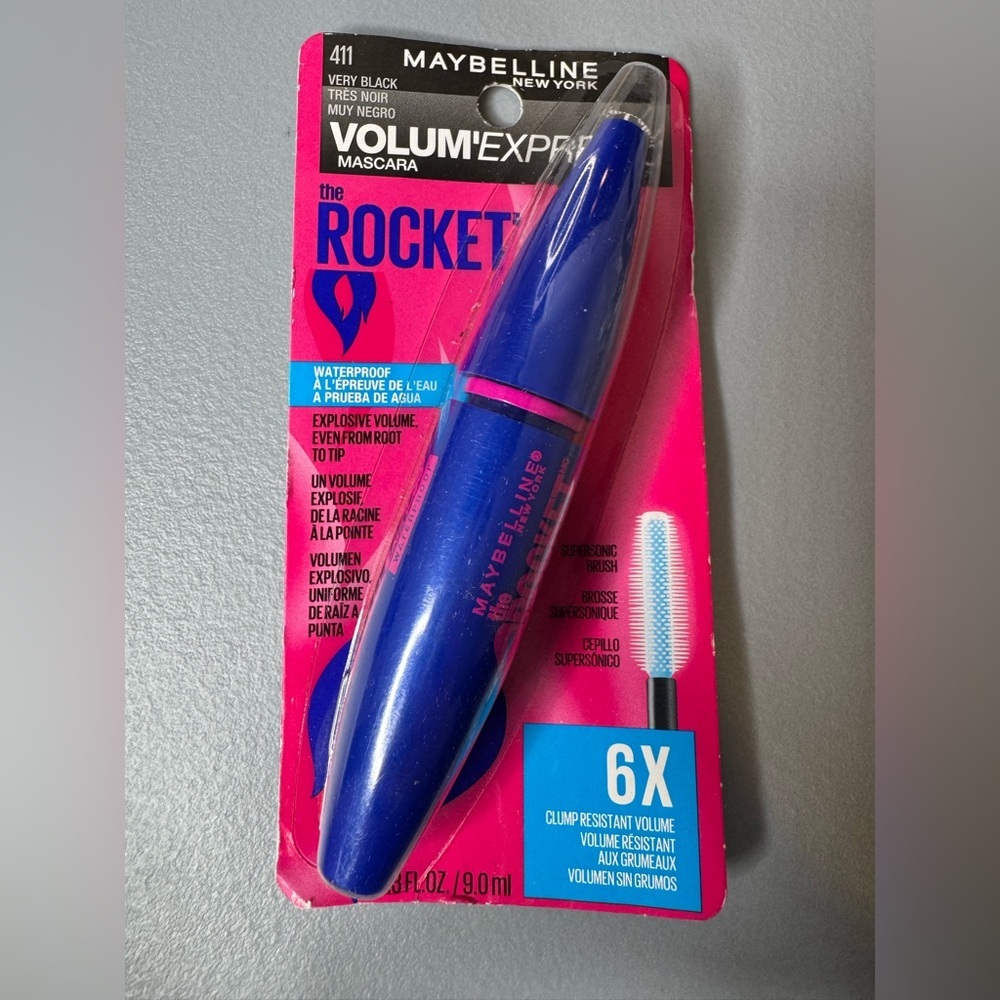 Maybelline Volum' Express The Rocket waterproof Mascara 411 Very Black